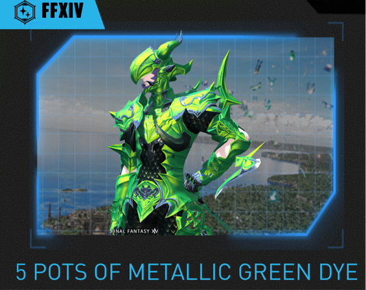 FFXIV x MTN DEW - 5 Pots of Metallic Green Dye