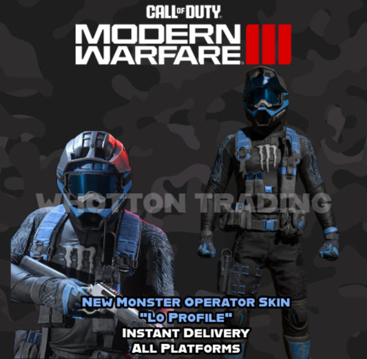 Call Of Duty Modern Warfare x MONSTER ENERGY “Lo Profile” SKIN mw3