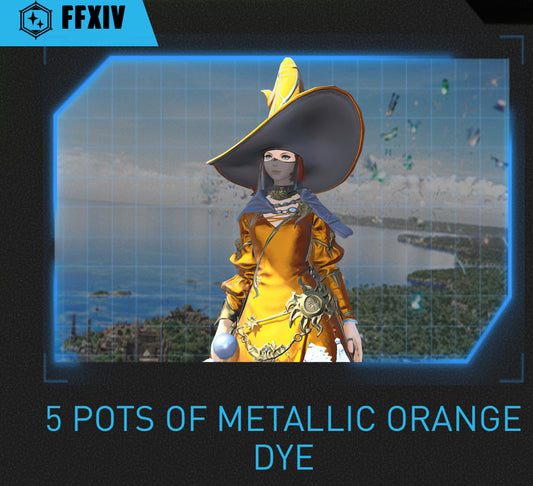 FFXIV x MTN DEW - 5 Pots of Metallic Orange Dye