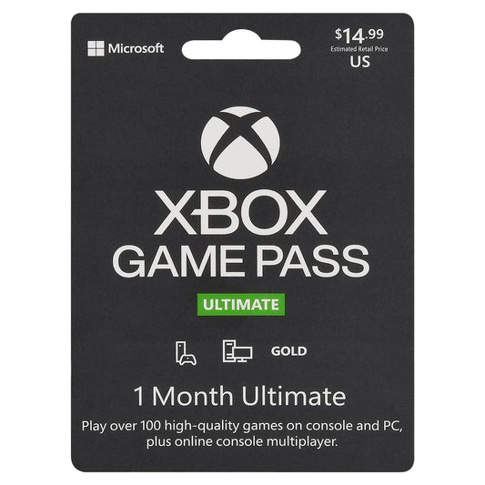 Xbox Game Pass Ultimate- 1 month membership (US Code)