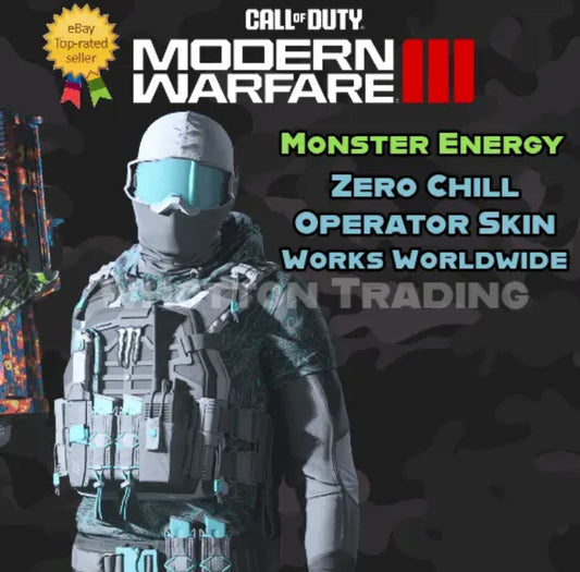 Call Of Duty Modern Warfare x MONSTER ENERGY “ZERO CHILL” SKIN mw3