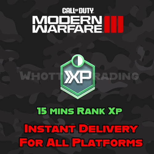 CALL OF DUTY MODERN WARFARE 3 DOUBLE XP RANK 15 mins Total 2xp warzone